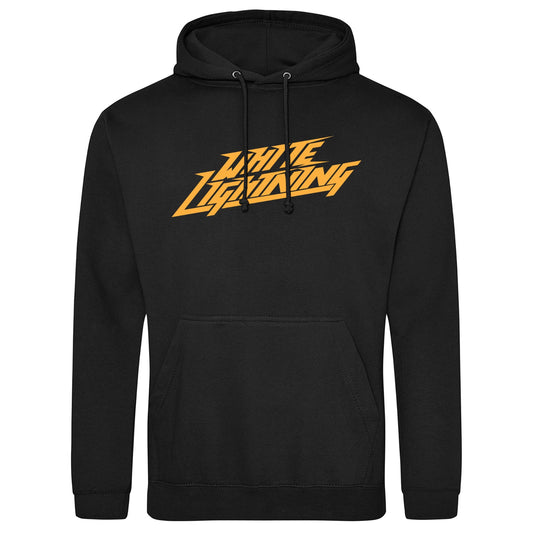 White Lightning Black Hoodie